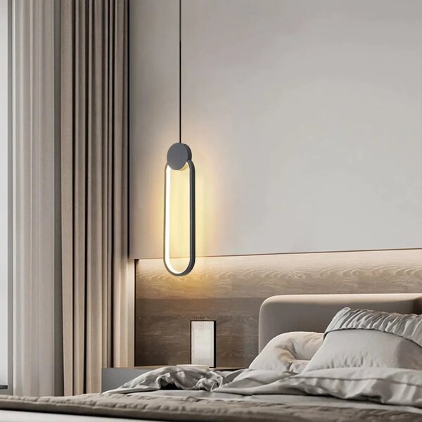 LED viseča stropna svetilka APP851-CP Black