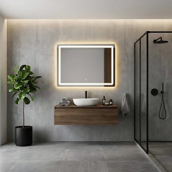 Ogledalo LED 80x60cm P10407