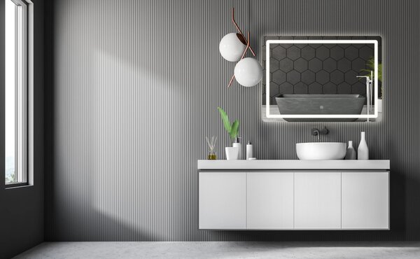 Ogledalo LED 80x60cm P10407