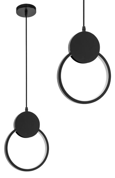 LED viseča stropna svetilka APP852-CP Black