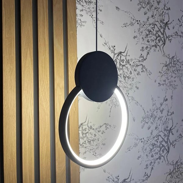LED viseča stropna svetilka APP852-CP Black