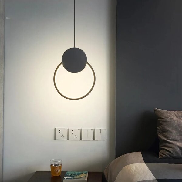 LED viseča stropna svetilka APP852-CP Black