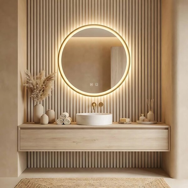 Stensko ogledalo LED 60cm MMJ