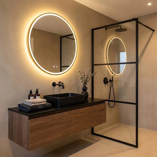 Stensko ogledalo LED 60cm MMJ