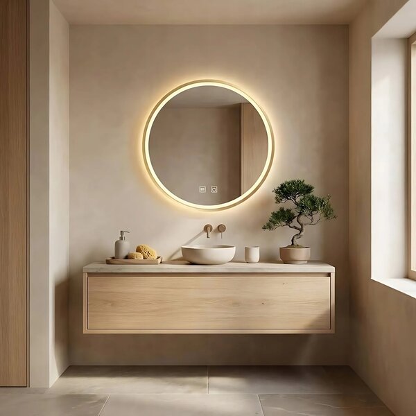 Stensko ogledalo LED 60cm MMJ