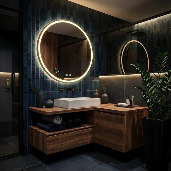 Stensko ogledalo LED 60cm MMJ