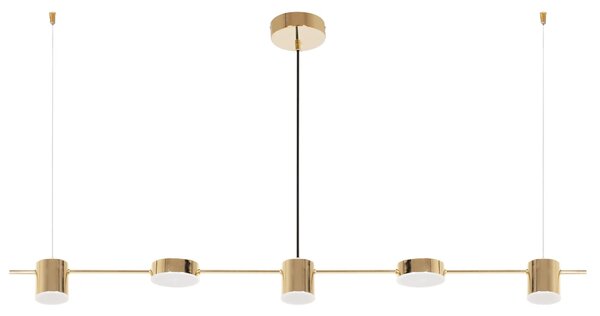 LED viseča stropna svetilka APP929-5CP Gold