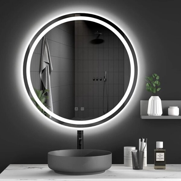 Stensko ogledalo LED 50cm BAS