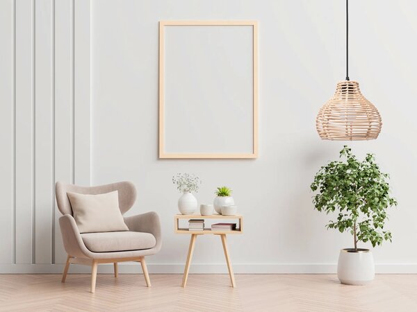 NARAVNA BOHO VISEČA STROPNA SVETILKA APP984-1CP MAJHNA