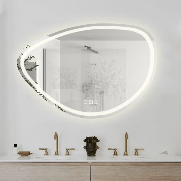 Stensko ogledalo LED 70x100cm FOG