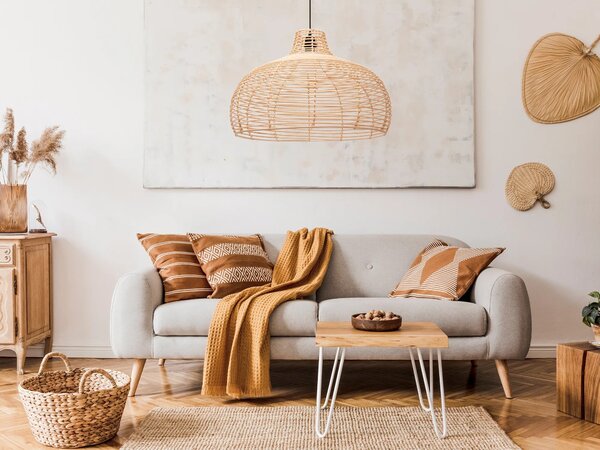 NARAVNA BOHO OBESEK STROPNA SVETILKA APP985-1CP VELIKA