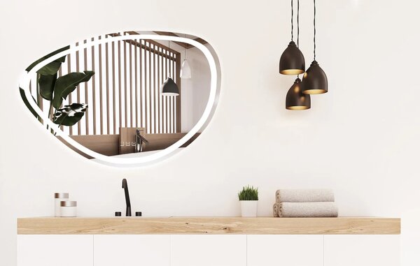 Stensko ogledalo LED 70x100cm FOG