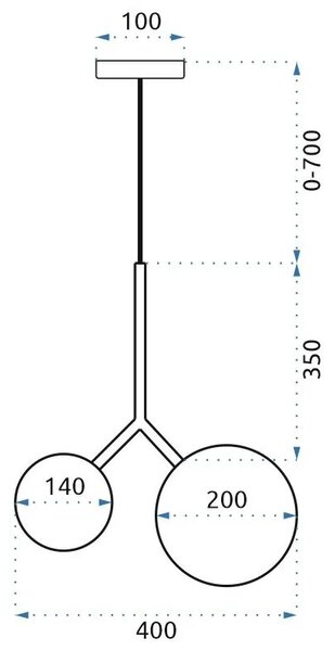 Obesna svetilka APP1013-2CP