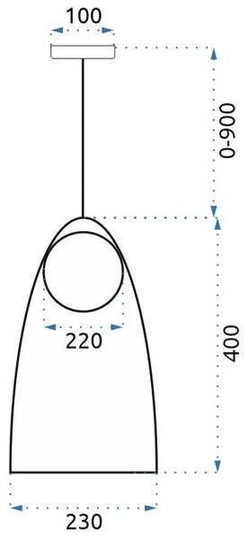 Obesna svetilka APP1029-1CP