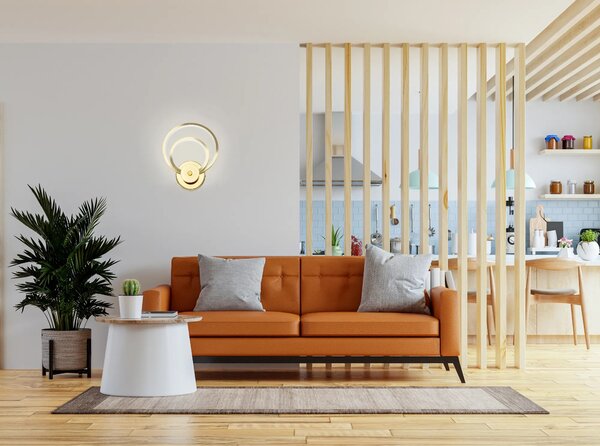 LED stenska svetilka APP1043-W zlata