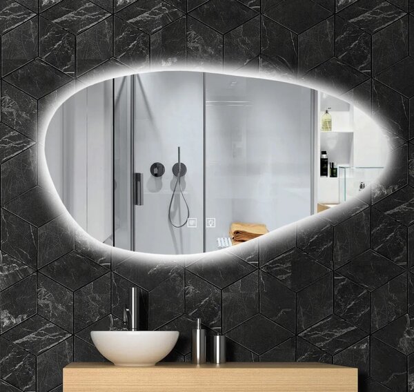Stensko ogledalo P11386 LED CLOUD A 100x60cm