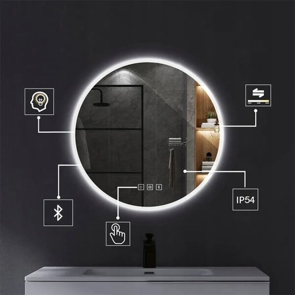 Ogledalo LED BLUETOOTH FFJ 60cm