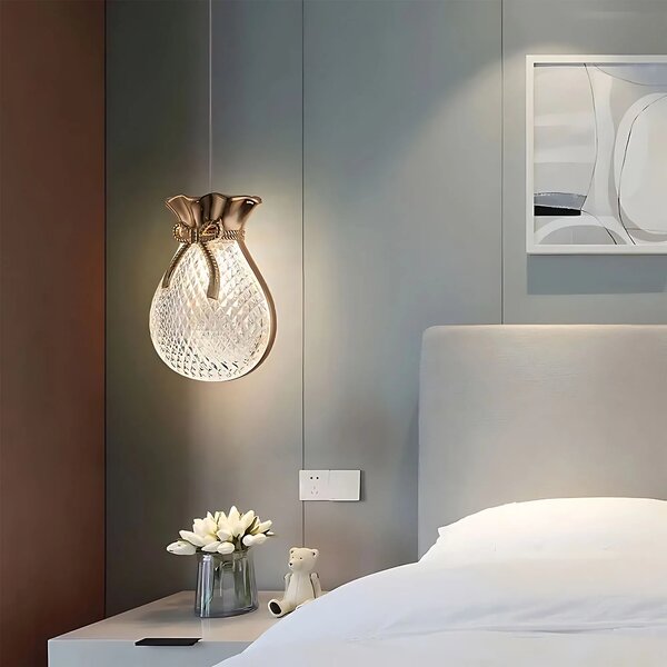 Viseča stropna svetilka LHJ107-1CP light rose gold