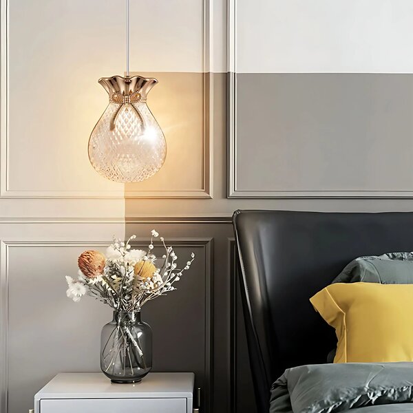Viseča stropna svetilka LHJ107-1CP light rose gold