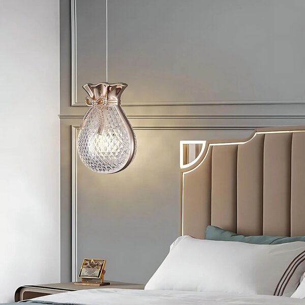 Viseča stropna svetilka LHJ107-1CP light rose gold