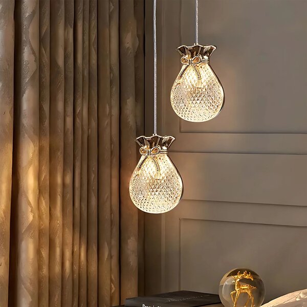 Viseča stropna svetilka LHJ107-1CP light rose gold