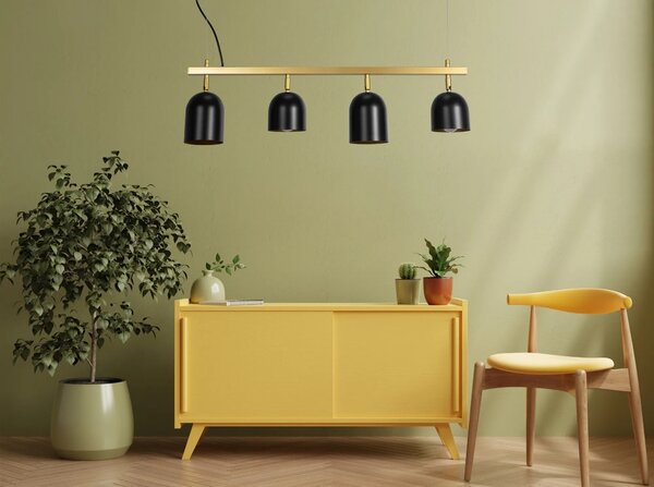 Obesna svetilka APP1031-4CP Black