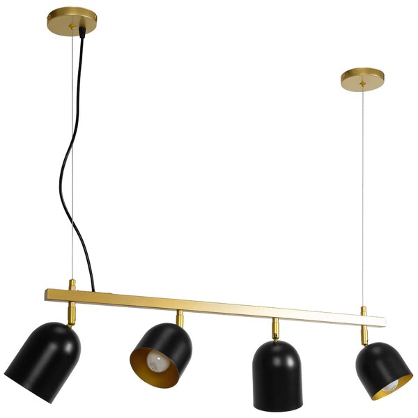 Obesna svetilka APP1031-4CP Black