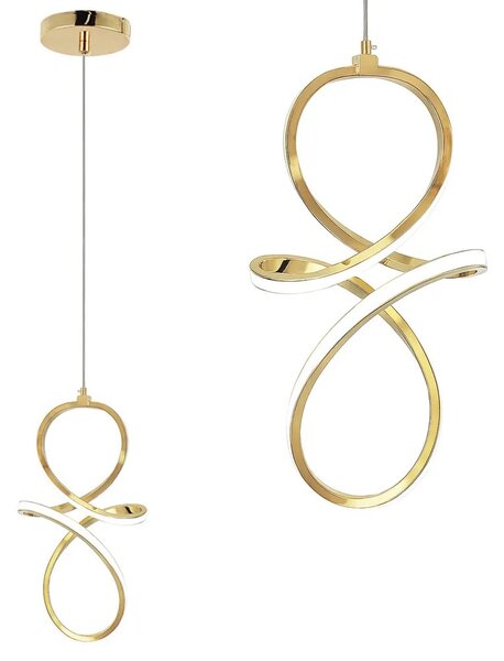 Viseča LED svetilka LHJ091-1CP GOLD