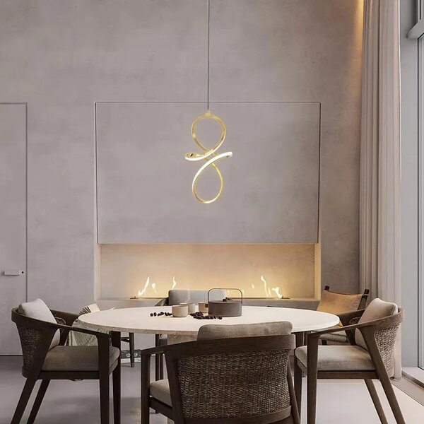 Viseča LED svetilka LHJ091-1CP GOLD