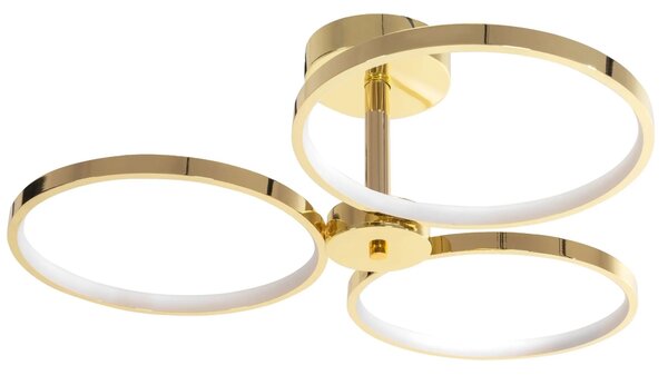LED viseča stropna svetilka APP993-c Gold + daljinski upravljalnik