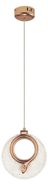 Viseča Kristalna Svetilka LHJ110-1CP LIGHT ROSE GOLD