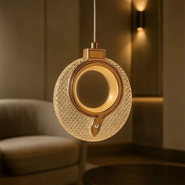 Viseča Kristalna Svetilka LHJ110-1CP LIGHT ROSE GOLD