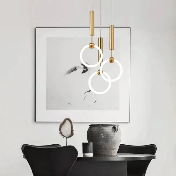 Viseča LED svetilka LHJ059-1CP Brush Gold
