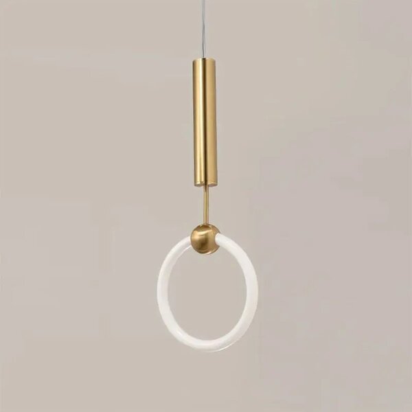 Viseča LED svetilka LHJ059-1CP Brush Gold