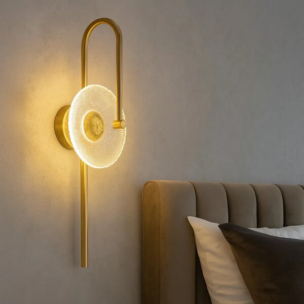 STENSKA SVETILKA LED LHJ072-W BRUSH GOLD