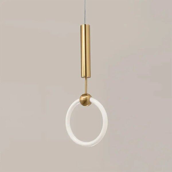 Viseča LED svetilka LHJ059-1CP Brush Gold
