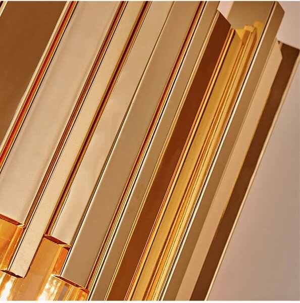 Kristalna stenska svetilka 312357 Gold