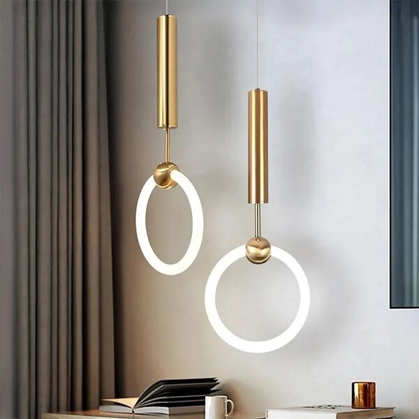 Viseča LED svetilka LHJ059-1CP Brush Gold