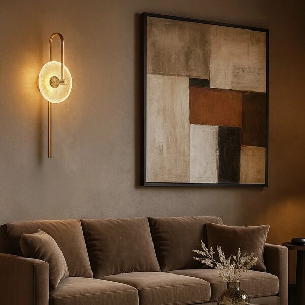 STENSKA SVETILKA LED LHJ072-W BRUSH GOLD
