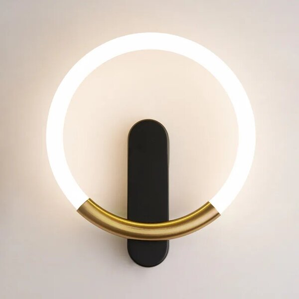 STENSKA SVETILKA LED LHJ068-W C BRUSH GOLD/BLACK