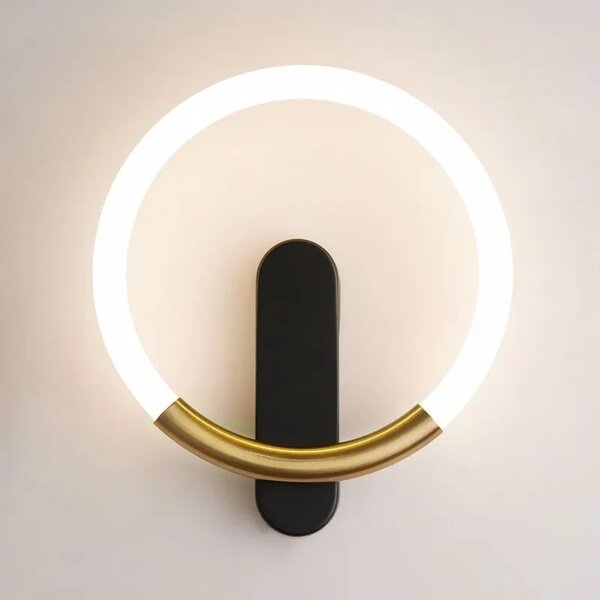 STENSKA SVETILKA LED LHJ068-W C BRUSH GOLD/BLACK