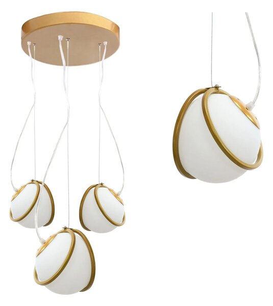 Obesna svetilka APP1090-3 CP Gold