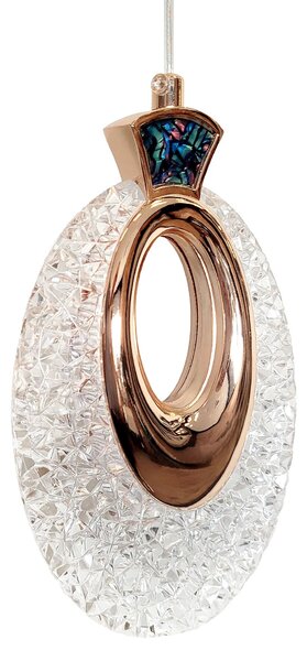 Viseča Kristalna Svetilka LHJ109-1CP LIGHT ROSE GOLD