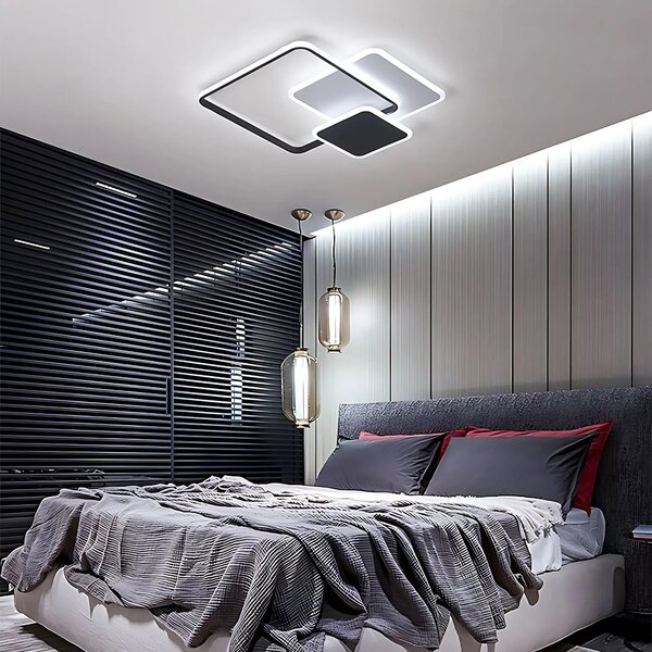 Stropna svetilka LHJ079-C BLACK/WHITE LED