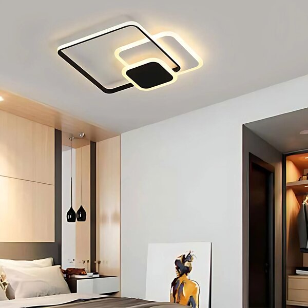 Stropna svetilka LHJ079-C BLACK/WHITE LED