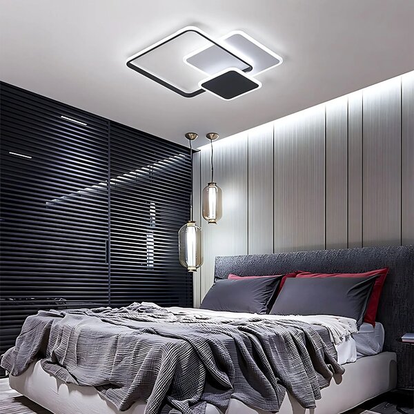 Stropna svetilka LHJ079-C BLACK/WHITE LED