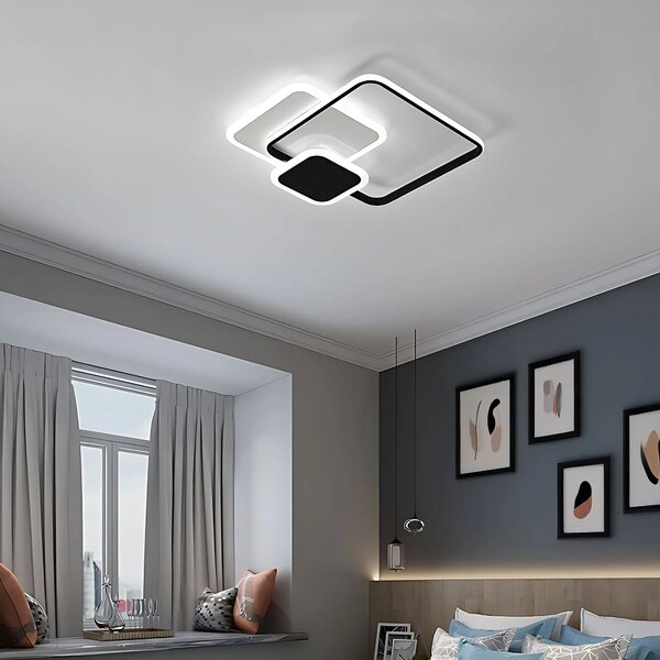 Stropna svetilka LHJ079-C BLACK/WHITE LED