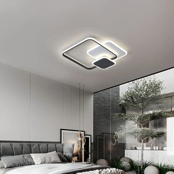 Stropna svetilka LHJ079-C BLACK/WHITE LED
