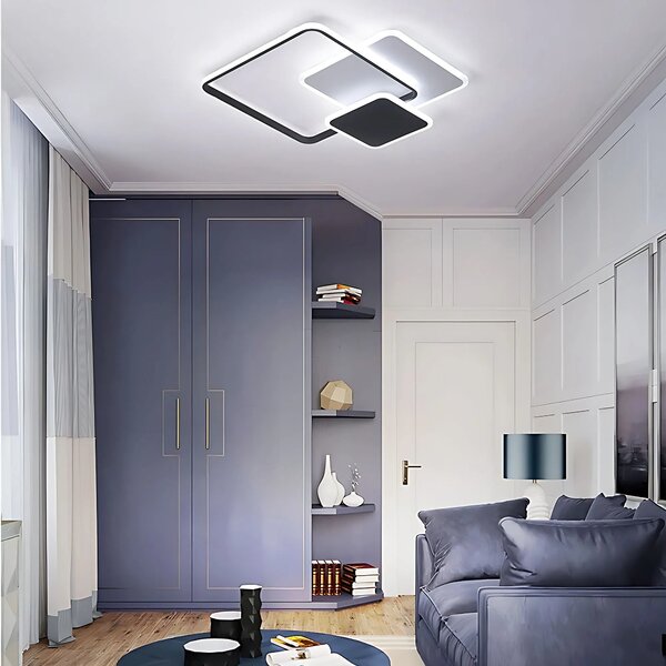 Stropna svetilka LHJ079-C BLACK/WHITE LED