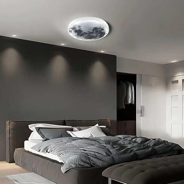 Stropna svetilka APP1806-CW Moon LED White